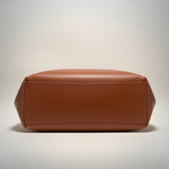 Coach Refined Calf Leather Tote 69450 Brown Laptop Bag - Picture 3 of 7